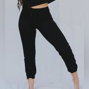 NWT!  LOVESTITCH French Terry Side Stitch Knit Jogger Pants- LARGE